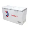 TỦ ĐÔNG SANAKY 1 NGĂN 2 NẮP DỞ   400L VH405A2