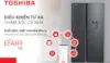 TỦ LẠNH TOSHIBA 2 CỬA NGĂN ĐÁ TRÊN INVERTER 608L AG66VA(X)