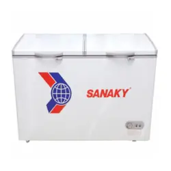 Tủ đông Sanaky 280L VH-286A2 thiết kế 1 ngăn 2 nắp dỡ tiện lợi, dung tích rộng rãi, làm lạnh nhanh giúp bảo quản thực phẩm hiệu quả. Mua trả góp 0% tại Điện Máy Lê Triều với thủ tục đơn giản, duyệt nhanh, giao hàng nhanh chóng. Phù hợp gia đình và kinh doanh nhỏ.