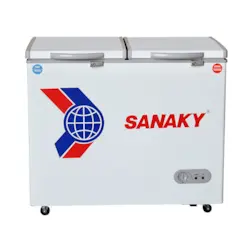 Tủ đông Sanaky 250L VH-255W2 thiết kế 2 ngăn 2 nắp dỡ tiện lợi, dung tích gọn gàng, làm lạnh nhanh và bảo quản thực phẩm hiệu quả. Mua trả góp 0% tại Điện Máy Lê Triều với thủ tục đơn giản, duyệt nhanh, giao hàng nhanh chóng. Phù hợp gia đình, quán ăn nhỏ và kinh doanh thực phẩm.

