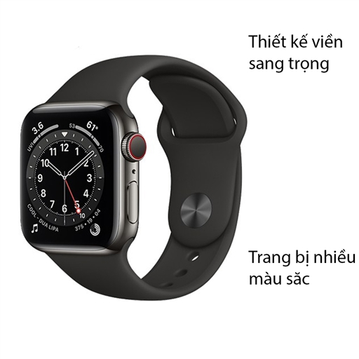ĐỒNG HỒ APPE WATCH series 6-4G-40MM DÂY CAO SU