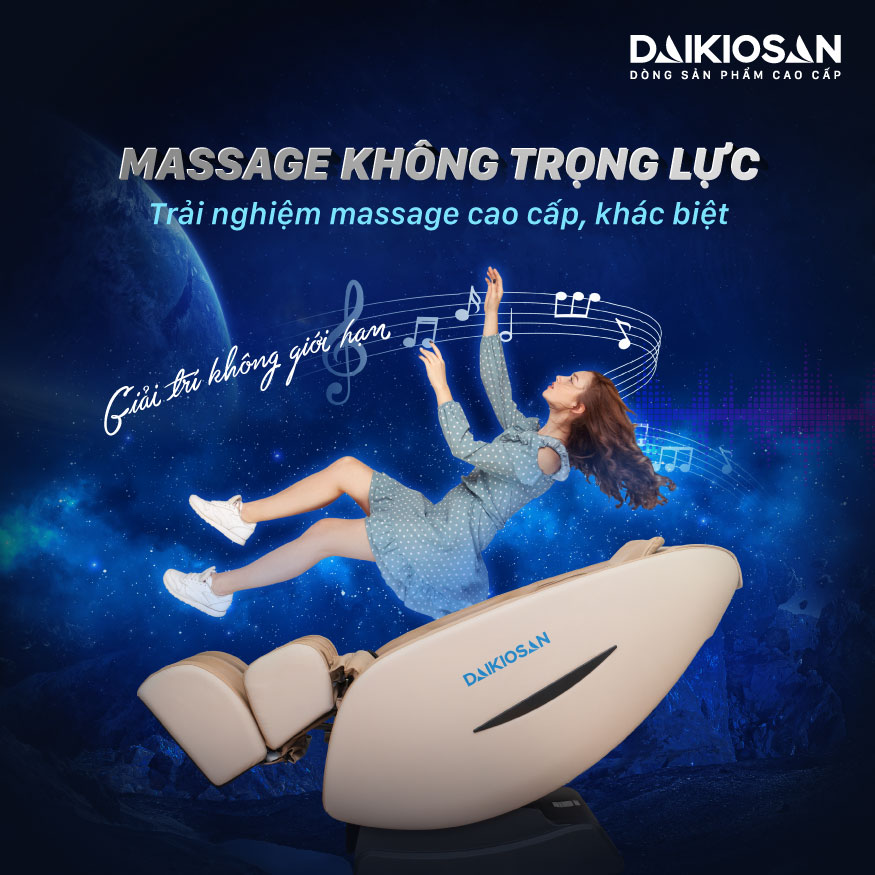 Ghế Massage Daikiosan 130W - Điện Máy Trả Góp Lê Triểu