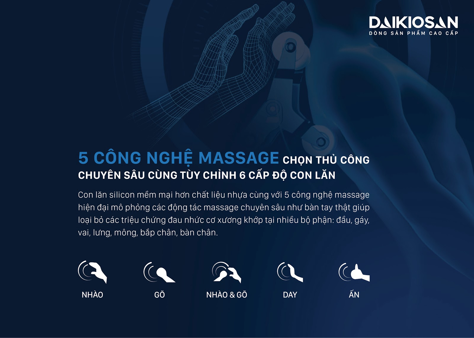 Ghế Massage Daikiosan DVGM-20001 - Điện Máy Trả Góp Lê Triểu