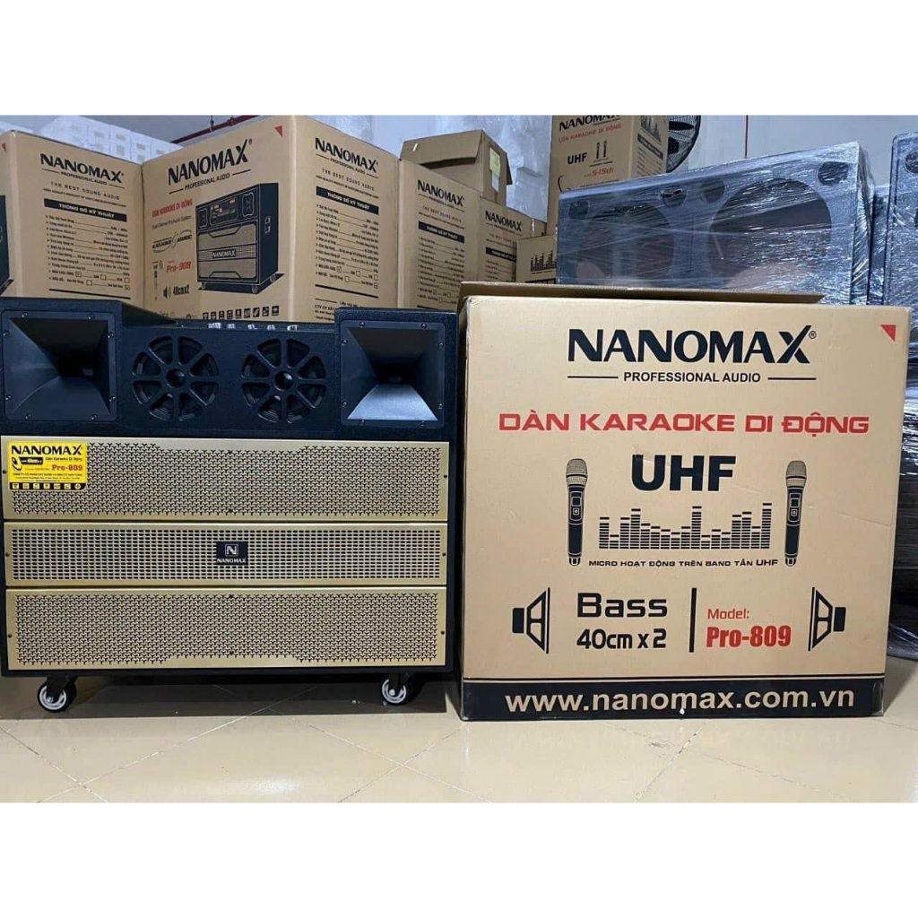 loa kéo nanomax bass 40cm - Điện Máy Trả Góp Lê Triều