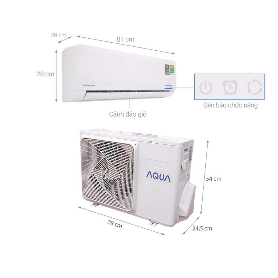 Máy lạnh Aqua 1.5HP - Điện Máy Trả Góp Lê Triểu