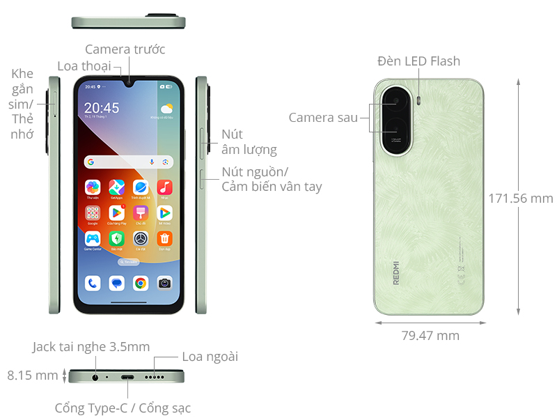 1. M&ocirc; tả ngắn sản phẩm Xiaomi Redmi A7 Pro