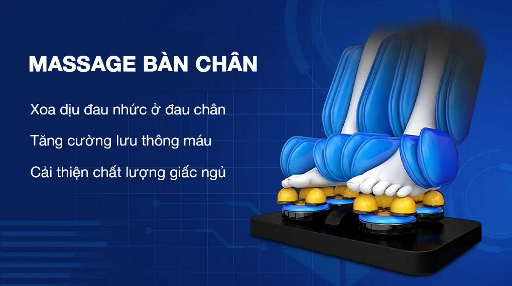 Ghế massage Daikiosan DKGM-30002 là sự kết hợp thông minh giữa trị liệu truyền thống Đông Y và công nghệ massage 4D tân tiến. Sản phẩm này mang đến một trải nghiệm massage hoàn hảo và tạo ra không gian thư giãn riêng tư tại nhà cho người dùng.