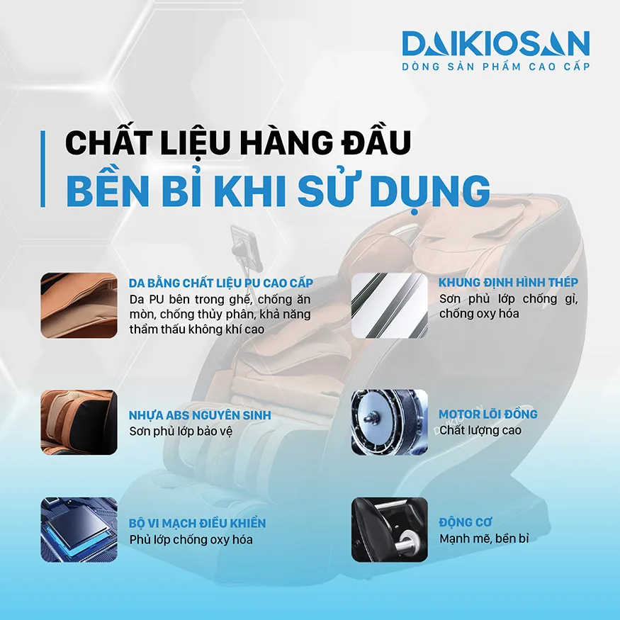 Ghế Massage Daikiosan 90W - Điện Máy Trả Góp Lê Triểu