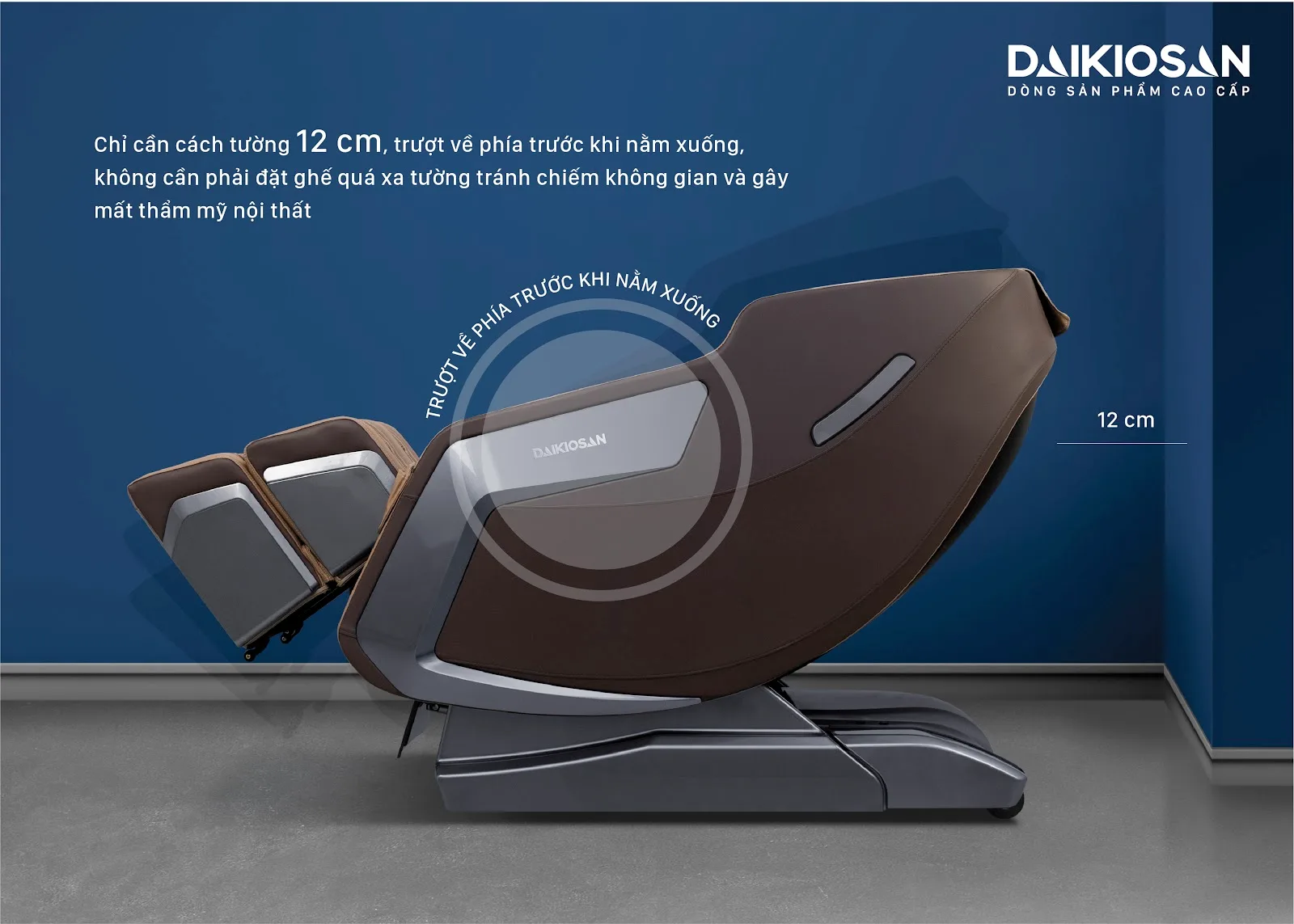 Ghế massage Daikiosan DVGM-20001 là sự lựa chọn hàng đầu cho sức khỏe, tổ hợp giữa trị liệu Đông Y truyền thống, công nghệ thông minh AI 4.0 và công nghệ massage 3D chuyên sâu. Bên cạnh đó, sản phẩm còn khẳng định vị thế thương gia với việc sử dụng chất liệu da cao cấp đặc biệt được sử dụng trong các siêu xe hạng sang, kết hợp với nhiều tính năng hiện đại.