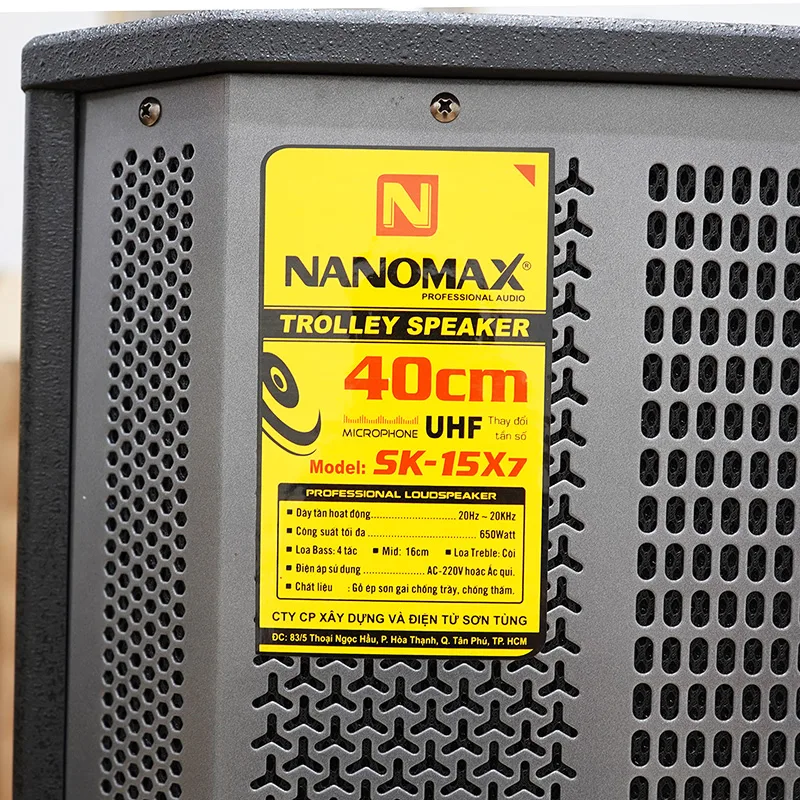 loa kéo nanomax 4 tấc - Điện Máy Trả Góp Lê Triều