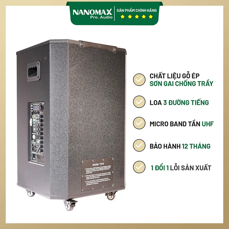 loa kéo nanomax 4 tấc - Điện Máy Trả Góp Lê Triều