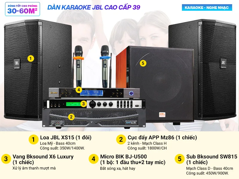 Loa k&eacute;o 4 tấc JBL 39 Plus l&agrave; một sản phẩm &acirc;m thanh di động đ&aacute;ng ch&uacute; &yacute; trong d&ograve;ng sản phẩm loa k&eacute;o của JBL. Với thiết kế nhỏ gọn nhưng mạnh mẽ, loa k&eacute;o n&agrave;y mang đến &acirc;m thanh chất lượng cao v&agrave; t&iacute;nh di động linh hoạt.