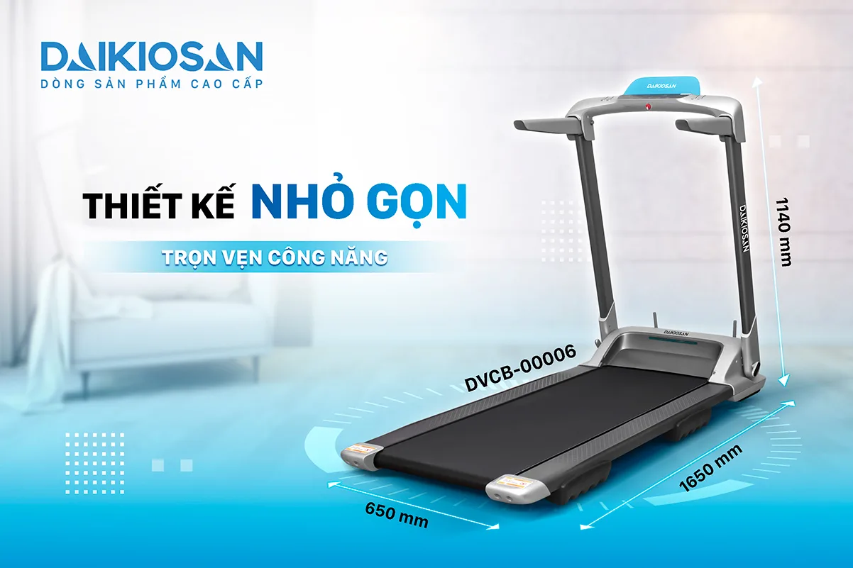 Nếu bạn đang tìm kiếm một dụng cụ đặc biệt để đốt cháy giai đoạn chạy bộ, thì không có gì tốt hơn máy chạy bộ đa năng Daikiosan DVCB-00006 - một lựa chọn hàng đầu nhờ công suất mạnh mẽ và tính năng nâng dốc 3 mức... với thiết kế ấn tượng và phong cách thể thao, nó sẽ mang lại động lực cho bạn tham gia tập luyện mỗi ngày.