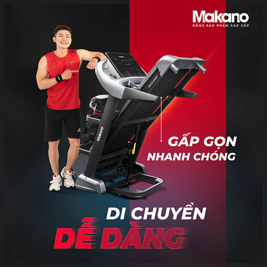 Để đạt được mục ti&ecirc;u giảm c&acirc;n, săn chắc cơ bắp, c&oacute; v&oacute;c d&aacute;ng đẹp v&agrave; sức khỏe dẻo dai, cũng như hạn chế c&aacute;c vấn đề li&ecirc;n quan đến sức khỏe, một giải ph&aacute;p to&agrave;n diện c&oacute; thể được t&igrave;m thấy trong m&aacute;y chạy bộ đa năng Makano MKCB-00001.