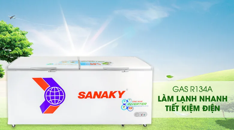 Tủ đông sanaky 860l - Điện Máy Trả Góp Lê Triểu