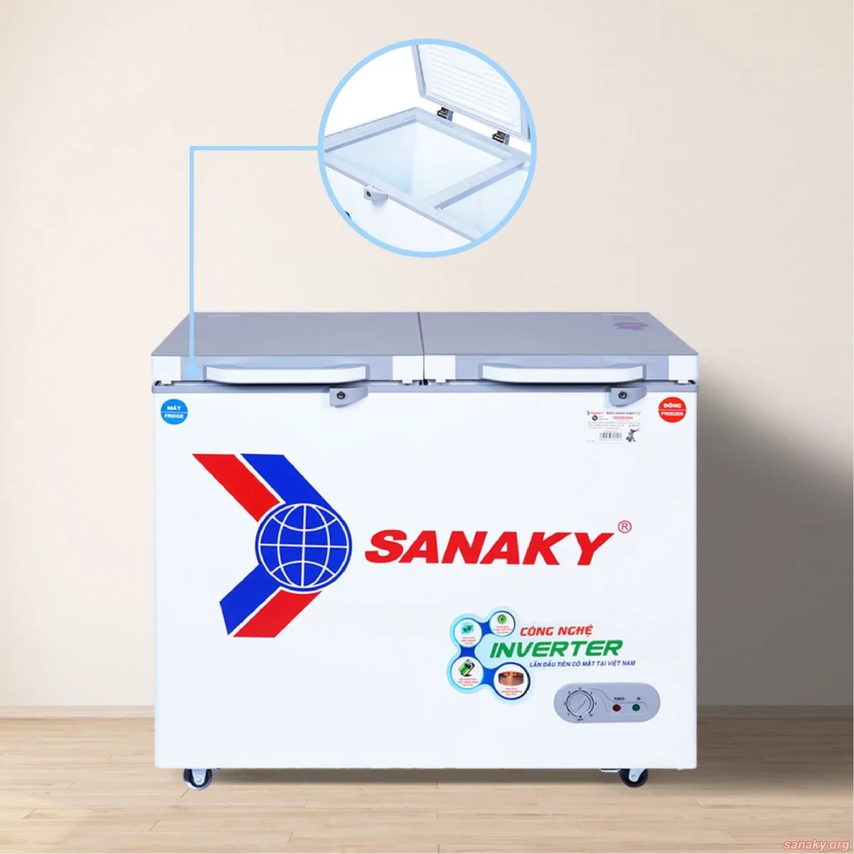 Tủ đông sanaky 360l - Điện Máy Trả Góp Lê Triểu