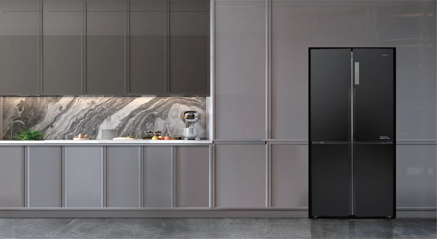 tủ lạnh aqua ngăn đá trên 456l - Điện Máy Trả Góp Lê Triều