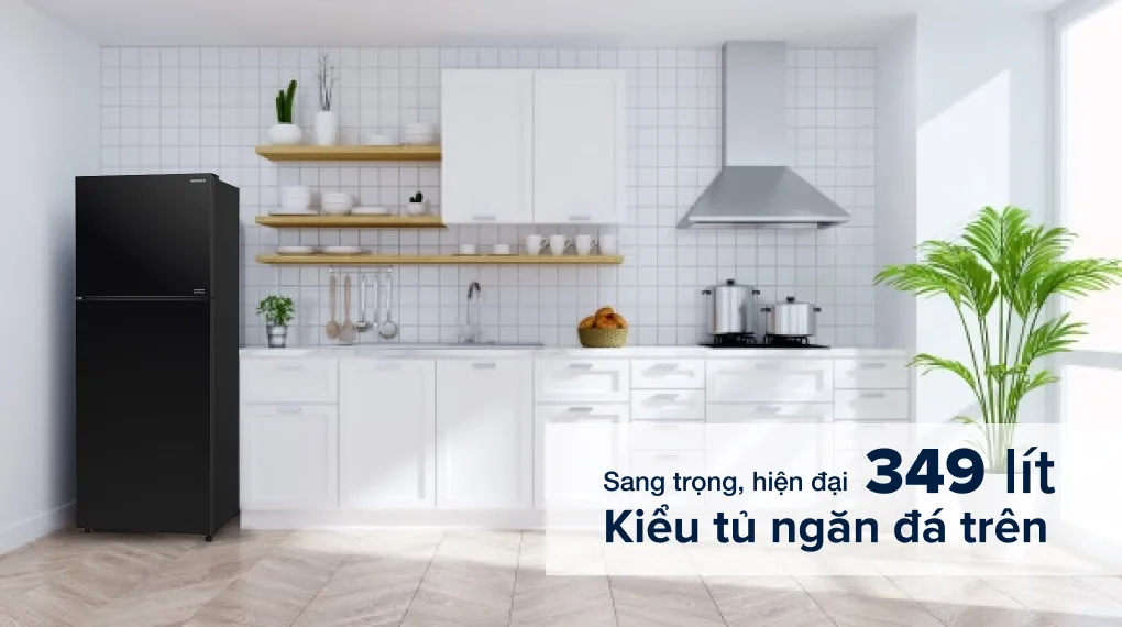 tủ lạnh hitachi ngăn đá trên 349l - Điện Máy Trả Góp Lê Triều