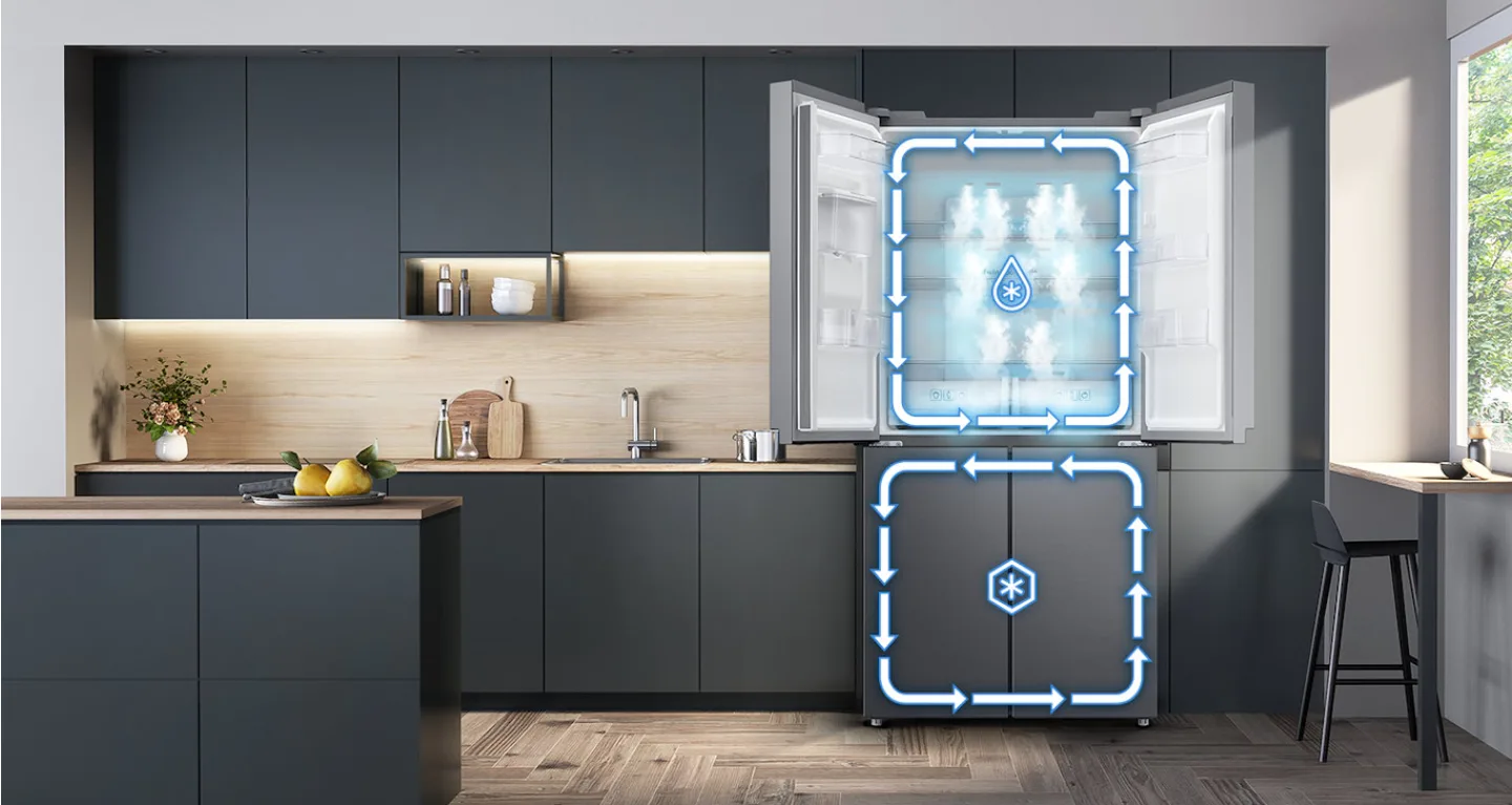 tủ lạnh samsung ngăn đá trên 488l - Điện Máy Trả Góp Lê Triều