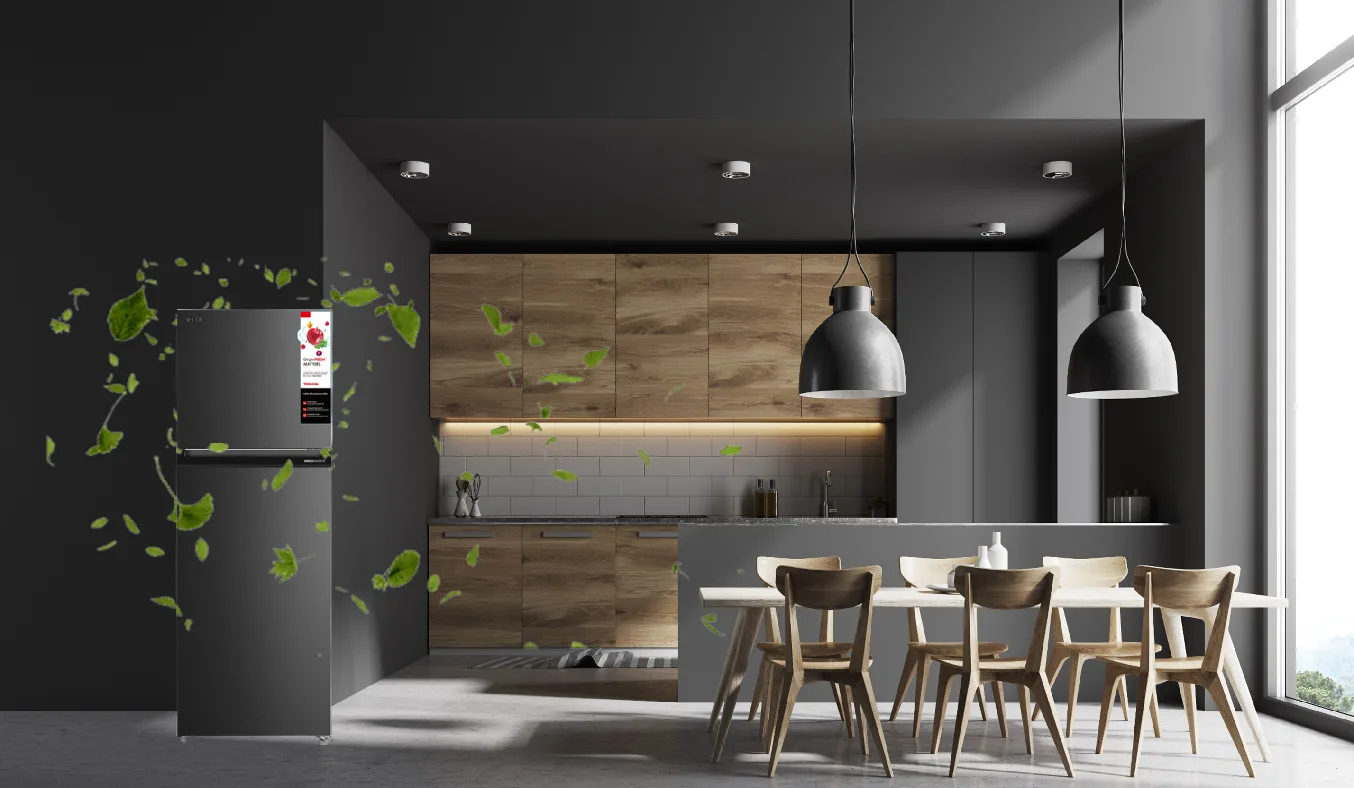 Tủ lạnh Toshiba Inverter 338 lít GR-RT468WE-PMV(58)-MM vượt trội với ngăn bảo quản Origin Fresh, giúp duy trì độ tươi của rau củ trong thời gian dài. Khả năng này đáng kể giúp bảo quản thực phẩm tươi ngon hơn và kéo dài thời gian sử dụng của chúng. Bên cạnh đó, tủ lạnh này còn vận hành êm ái, giúp giảm tiếng ồn và không gây phiền hà trong gia đình.