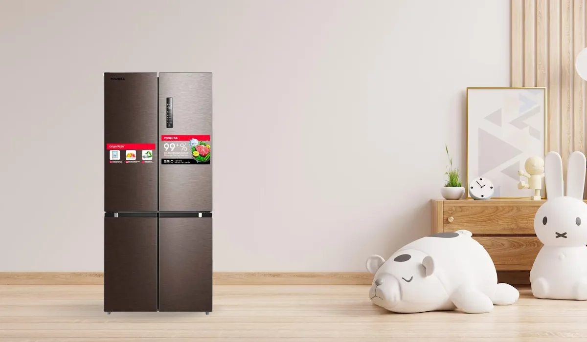 Tủ lạnh Toshiba Inverter 511 l&iacute;t GR-RF610WE-PMV(37)-SG sở hữu c&ocirc;ng nghệ Dual Cooling với hai d&agrave;n lạnh độc lập, tiết kiệm điện năng với Origin Inverter, v&agrave; đảm bảo sự tươi ngon của thực phẩm với Moisture Zone. Ngo&agrave;i ra, c&ocirc;ng nghệ PureBio diệt khuẩn tối ưu v&agrave; cảm biến nhiệt độ tự động gi&uacute;p tăng tiện lợi v&agrave; đảm bảo chất lượng bảo quản thực phẩm.