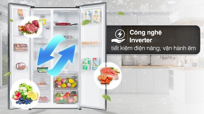 Tủ lạnh Sharp Inverter 472 lít - Điện Máy Trả Góp Lê Triều