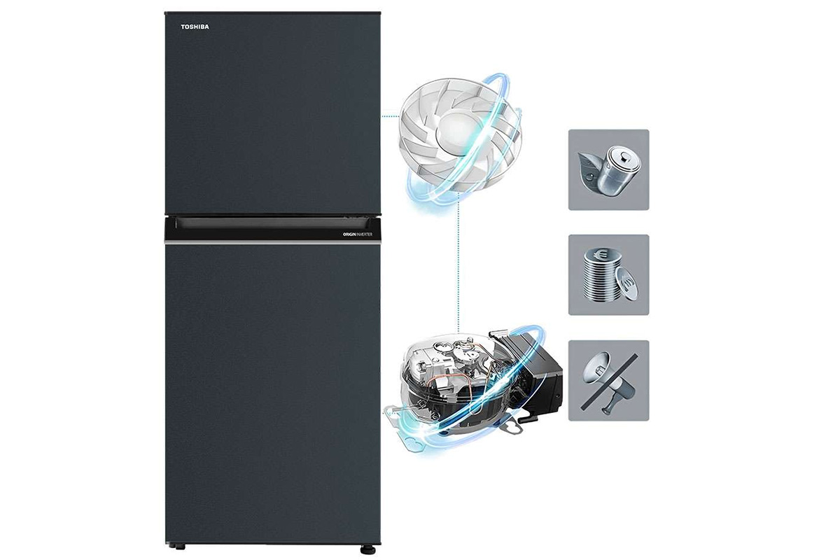 Tủ lạnh Toshiba Inverter 194 lít - Điện Máy Trả Góp Lê Triểu